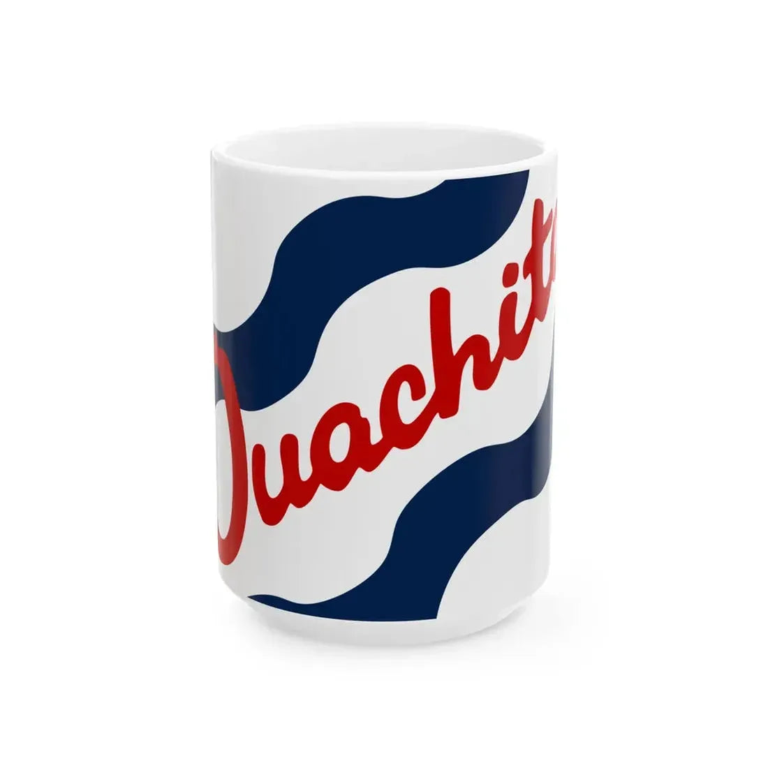 Flag of Ouachita Parish Louisiana (United States) White Coffee Mug 15oz - Go Mug Yourself