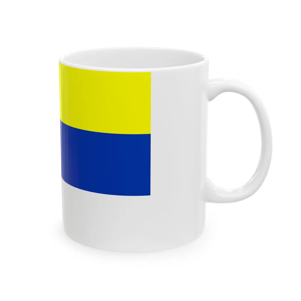Flag of Ovalle Chile (Chile) White Coffee Mug - Go Mug Yourself