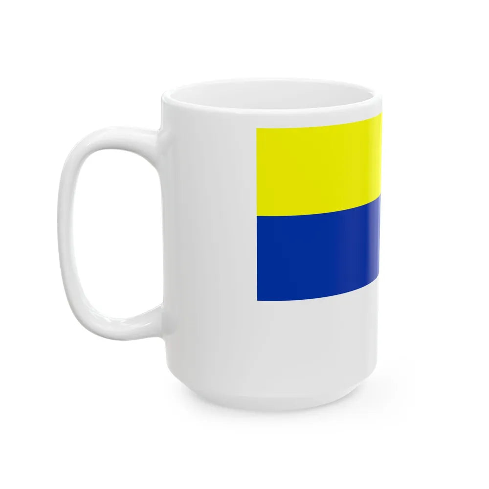 Flag of Ovalle Chile (Chile) White Coffee Mug - Go Mug Yourself
