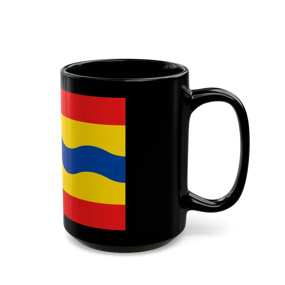Flag of Overijssel Netherlands - Black Coffee Mug - Go Mug Yourself