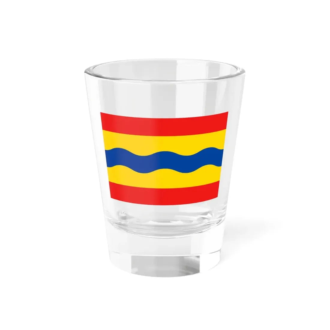 Flag of Overijssel Netherlands - Shot Glass 1.5oz 1.5oz - Go Mug Yourself