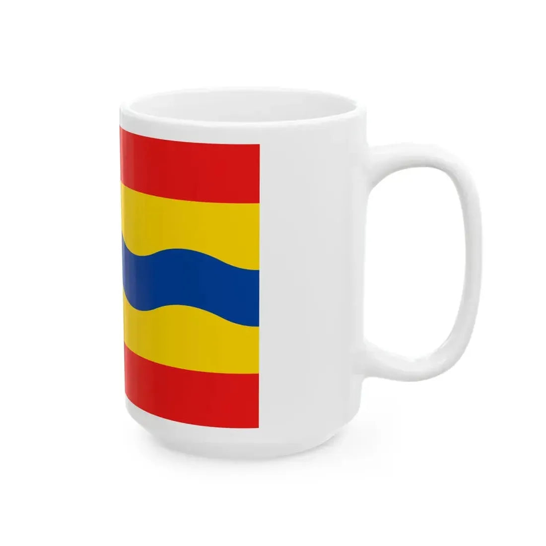 Flag of Overijssel (Netherlands) White Coffee Mug - Go Mug Yourself