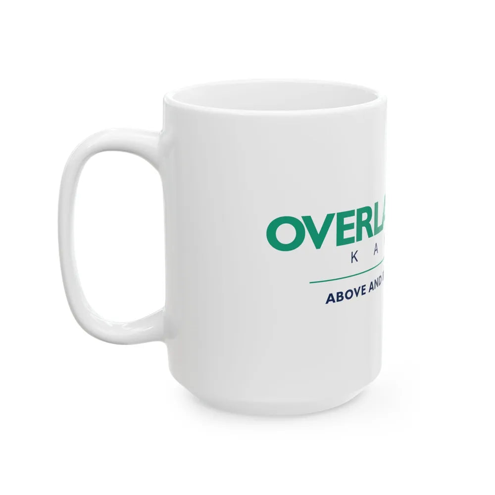 Flag of Overland Park Kansas (United States) White Coffee Mug - Go Mug Yourself