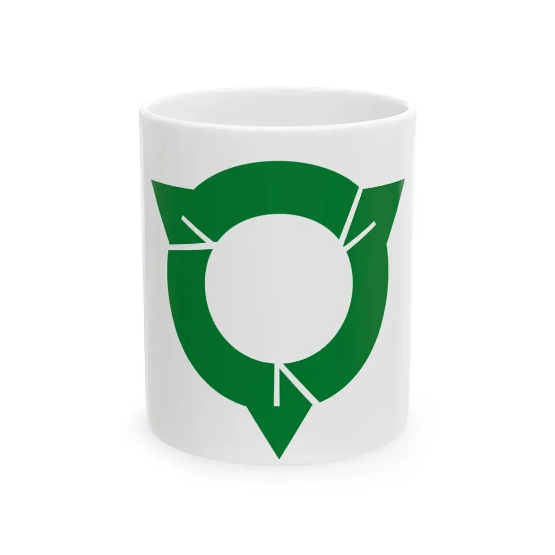 Flag of Owariasahi Aichi (Japan) White Coffee Mug 11oz - Go Mug Yourself