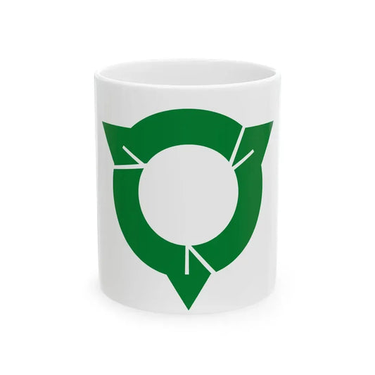 Flag of Owariasahi Aichi (Japan) White Coffee Mug 11oz - Go Mug Yourself