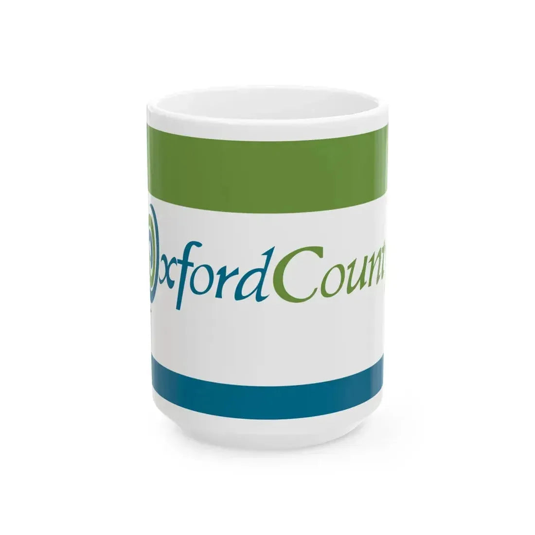 Flag of Oxford County Canada (Canada) White Coffee Mug 15oz - Go Mug Yourself