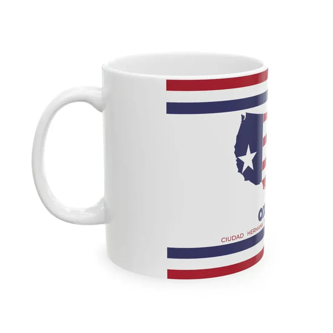 Flag of Oxnard California (United States) White Coffee Mug - Go Mug Yourself