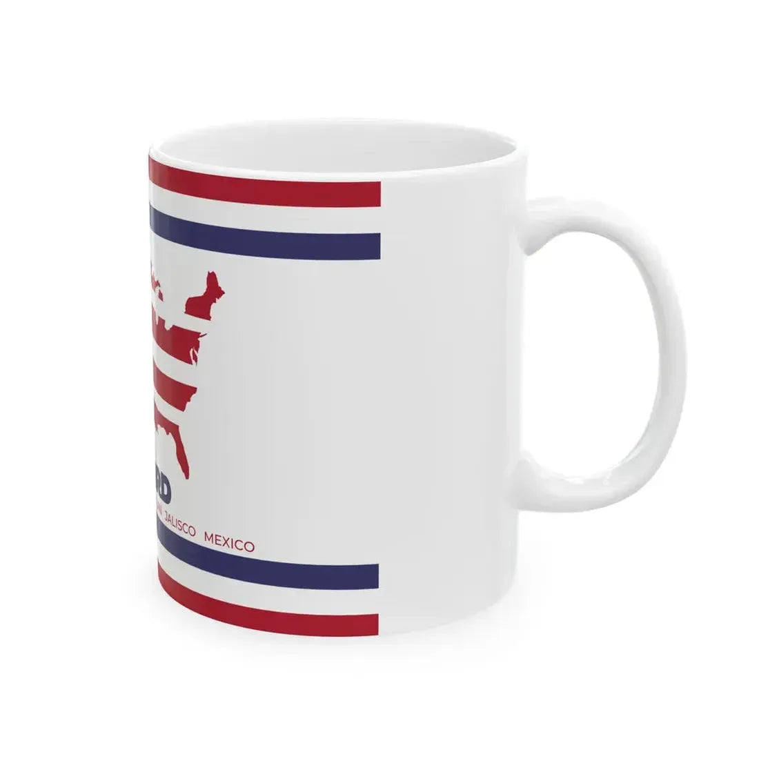 Flag of Oxnard California (United States) White Coffee Mug - Go Mug Yourself