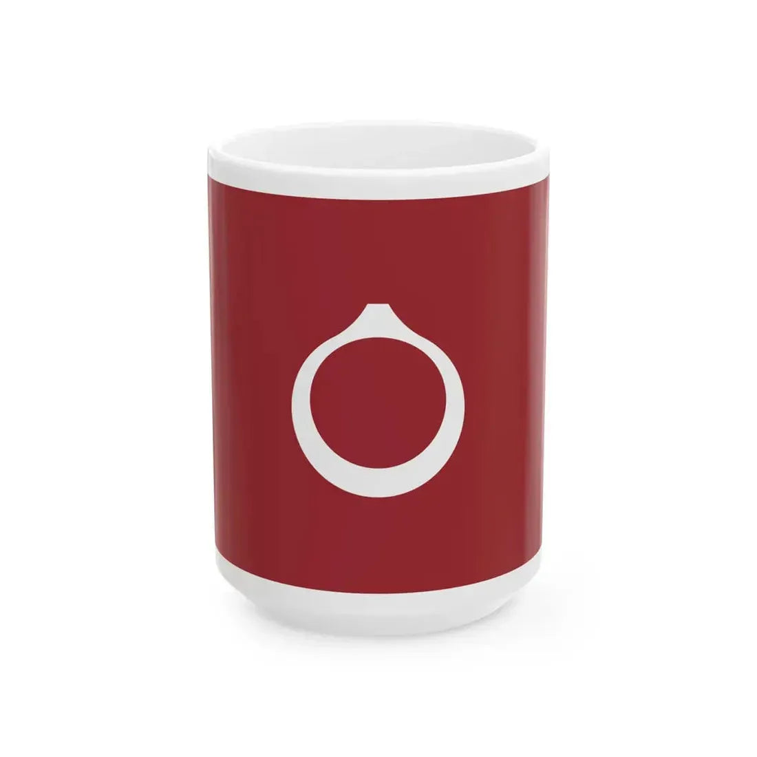 Flag of Oyama Shizuoka (Japan) White Coffee Mug 15oz - Go Mug Yourself