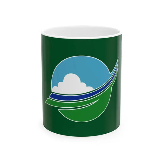 Flag of Ozora Hokkaido (Japan) White Coffee Mug 11oz - Go Mug Yourself