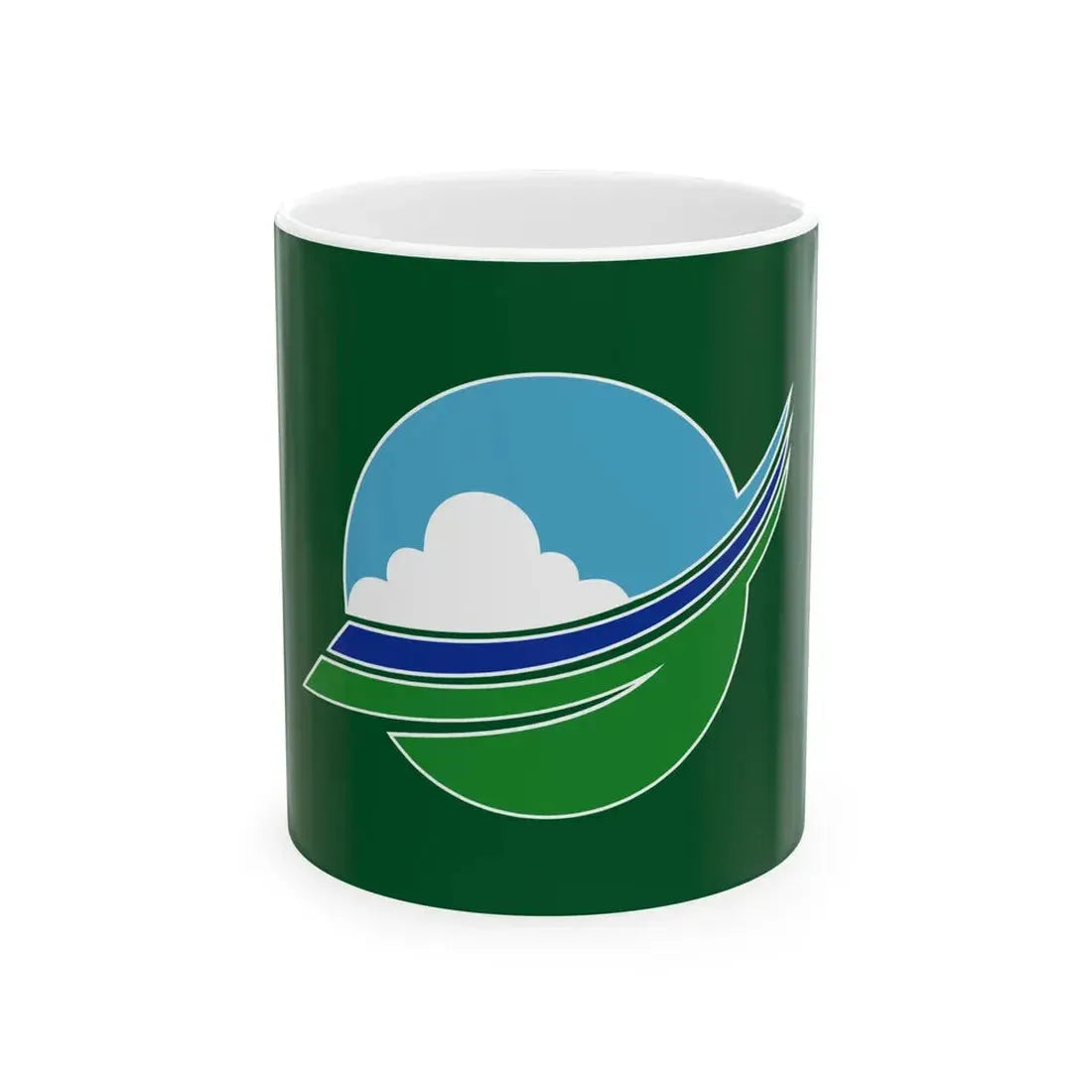 Flag of Ozora Hokkaido (Japan) White Coffee Mug 11oz - Go Mug Yourself