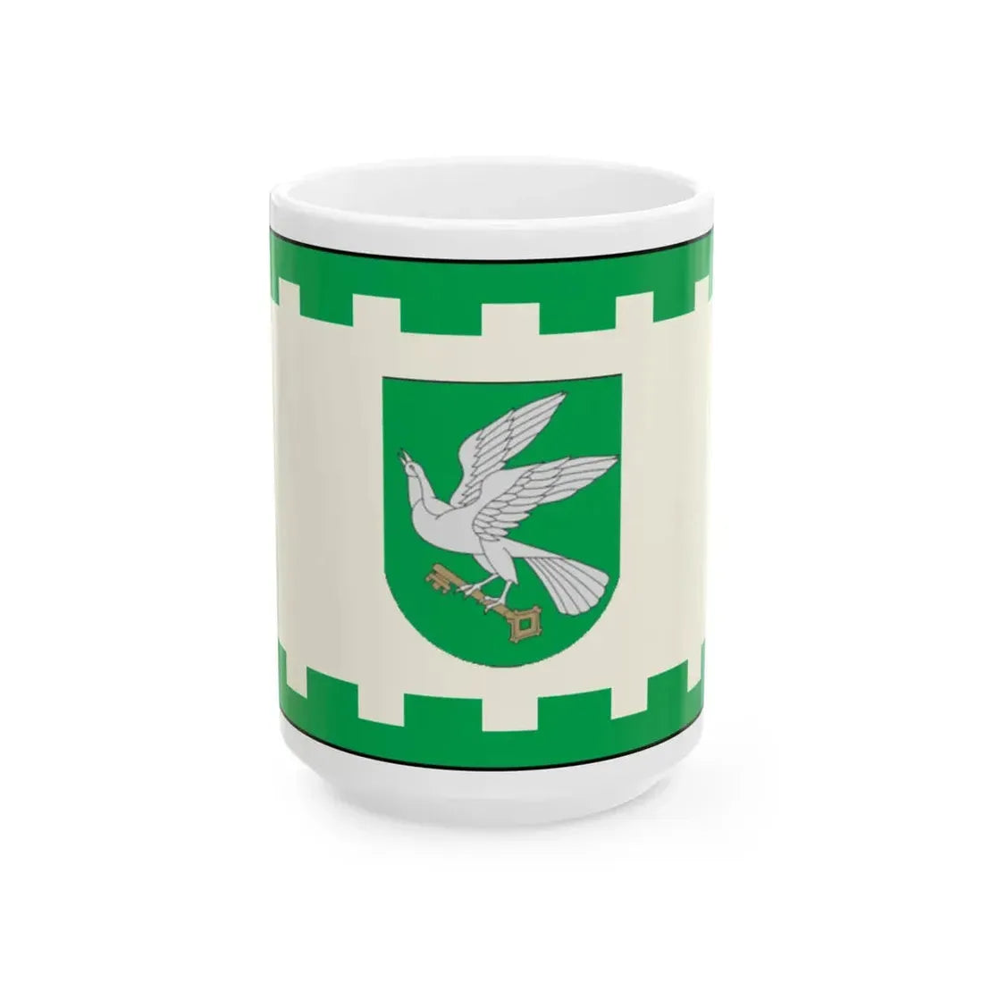 Flag of Pagegiai (Lithuania) White Coffee Mug 15oz - Go Mug Yourself
