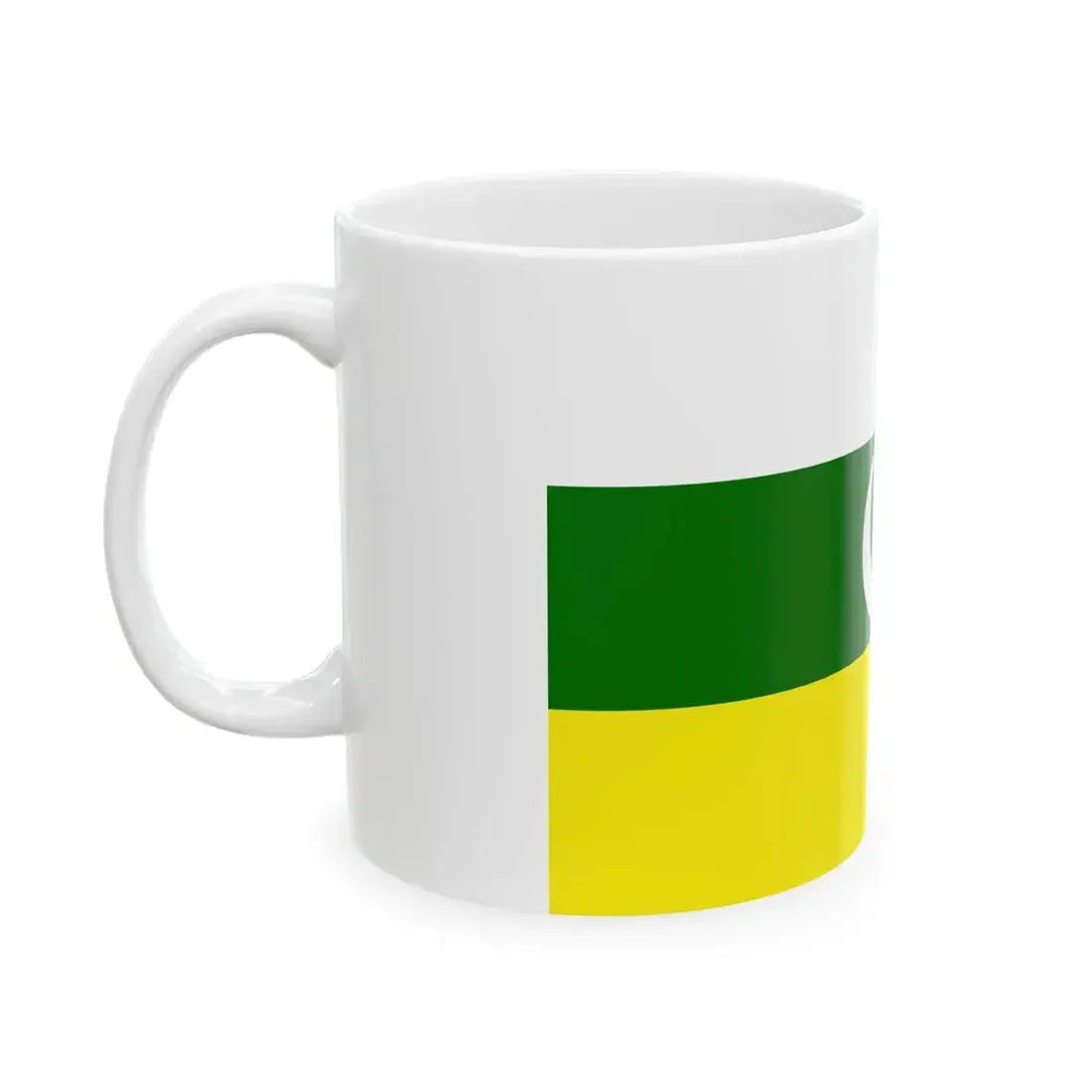 Flag of Pakistan Awami Raj Party (Pakistan) White Coffee Mug - Go Mug Yourself