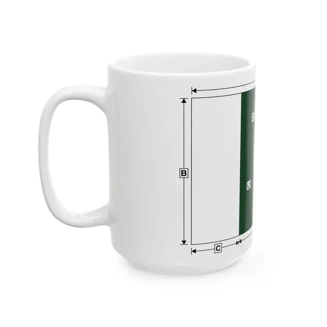 Flag of Pakistan Construction (Pakistan) White Coffee Mug - Go Mug Yourself