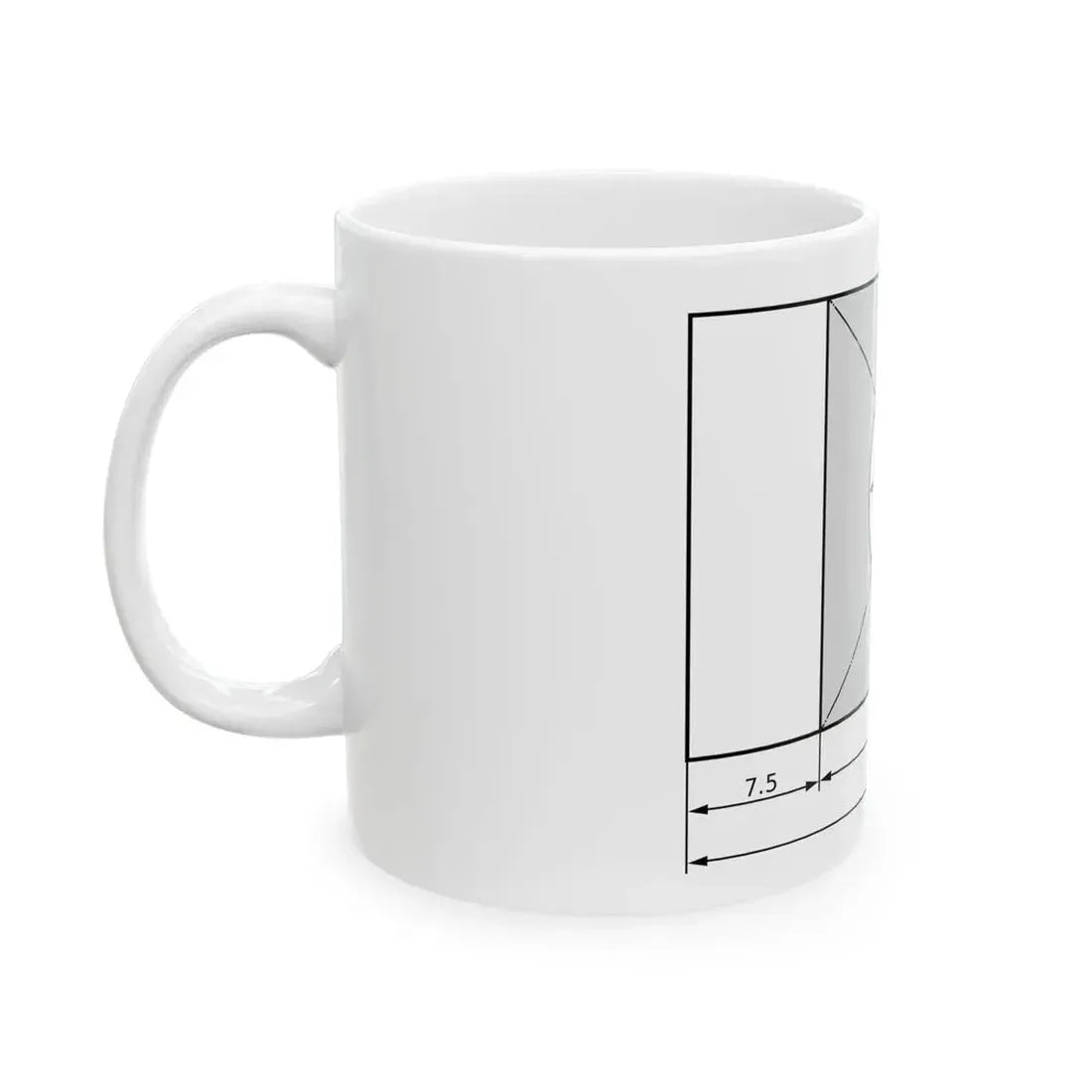 Flag of Pakistan construction sheet (Pakistan) White Coffee Mug - Go Mug Yourself