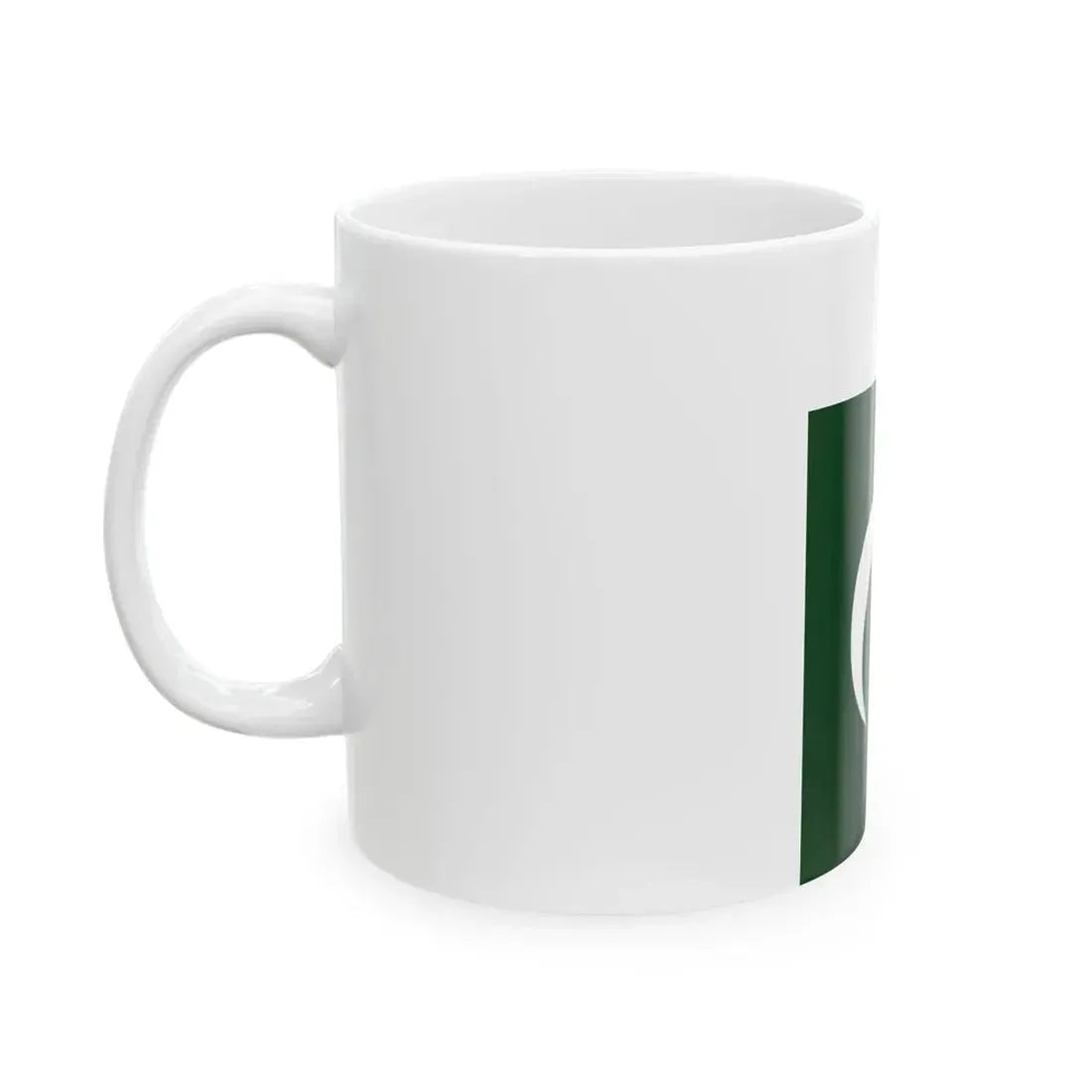 Flag of Pakistan vertical (Pakistan) White Coffee Mug - Go Mug Yourself