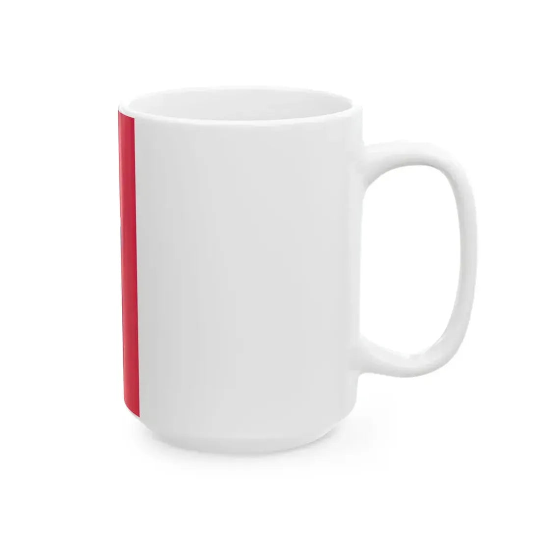 Flag of Paks vertical (Hungary) White Coffee Mug - Go Mug Yourself