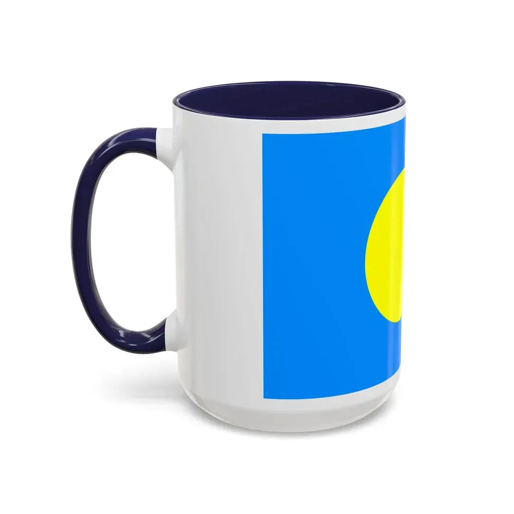 Flag of Palau Palau - Accent Coffee Mug - Go Mug Yourself