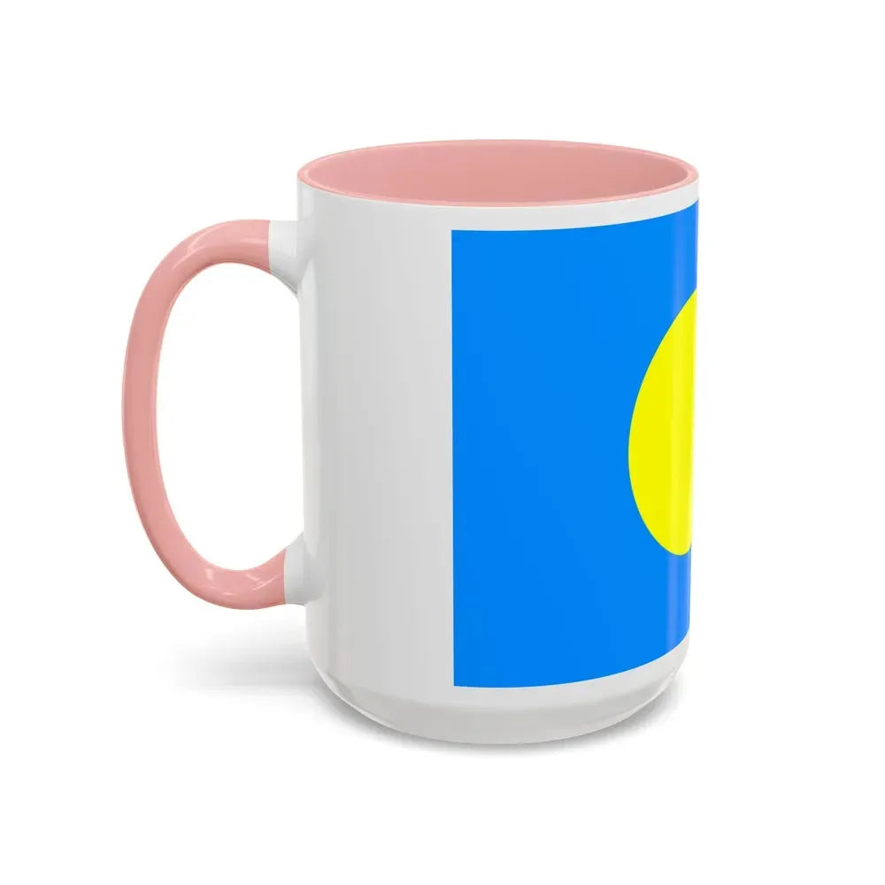 Flag of Palau Palau - Accent Coffee Mug - Go Mug Yourself