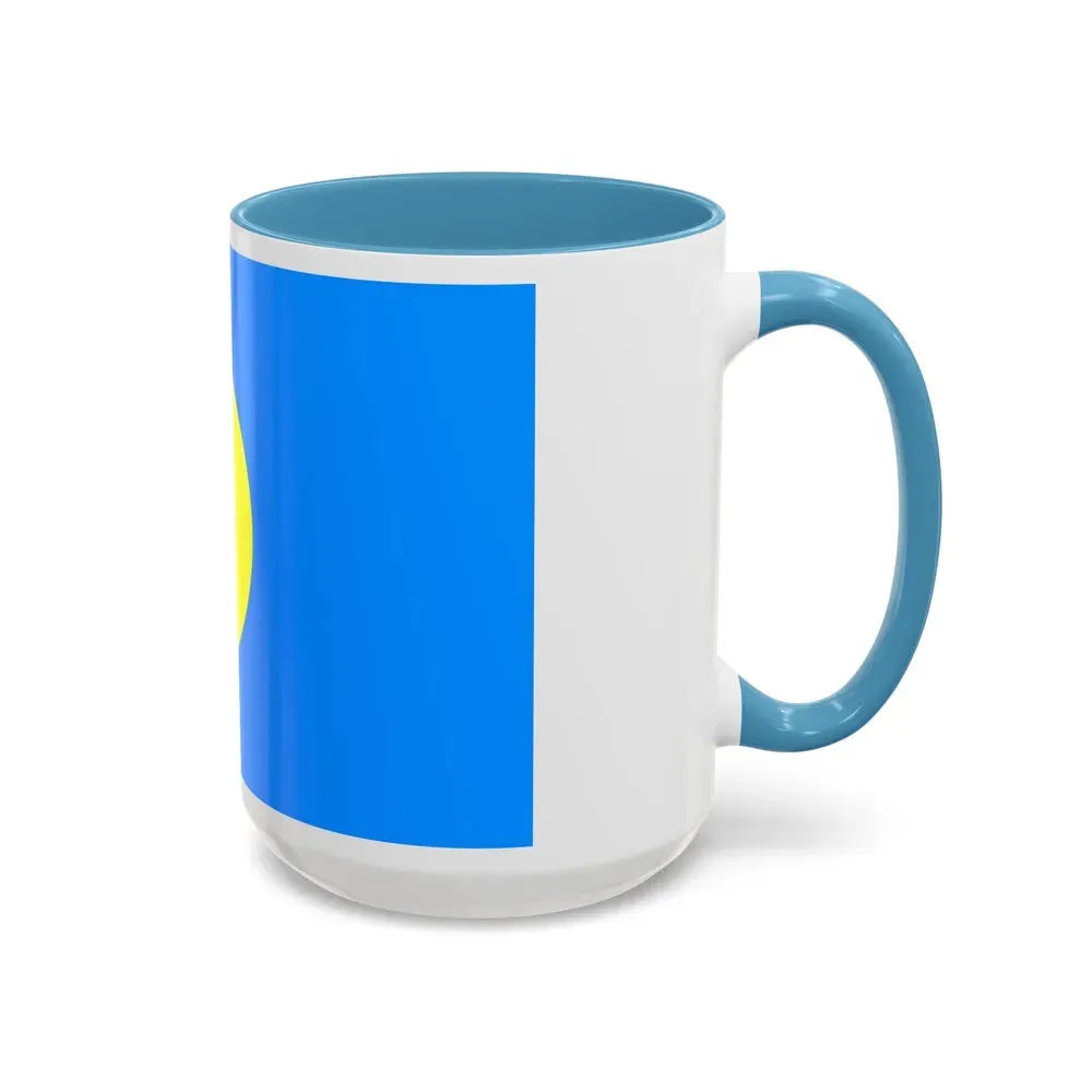 Flag of Palau Palau - Accent Coffee Mug - Go Mug Yourself