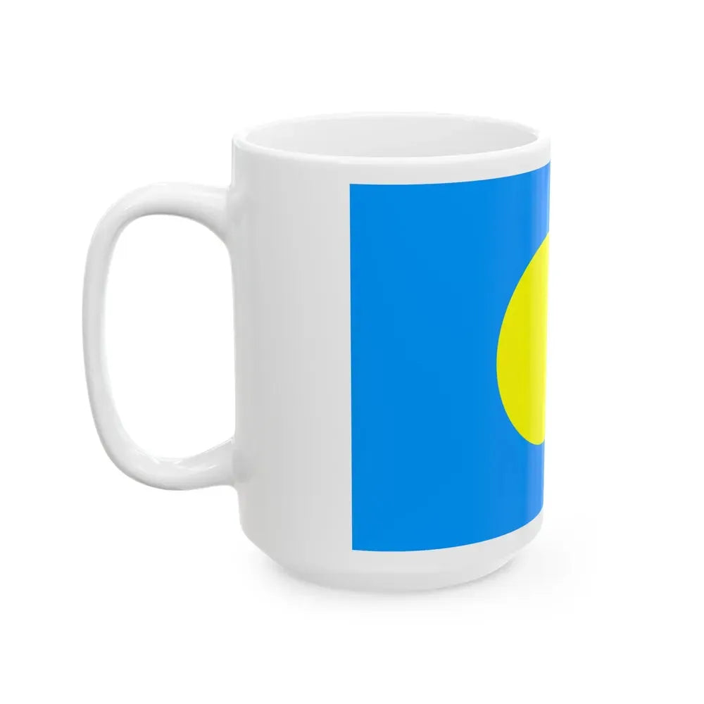 Flag of Palau Palau - White Coffee Mug - Go Mug Yourself