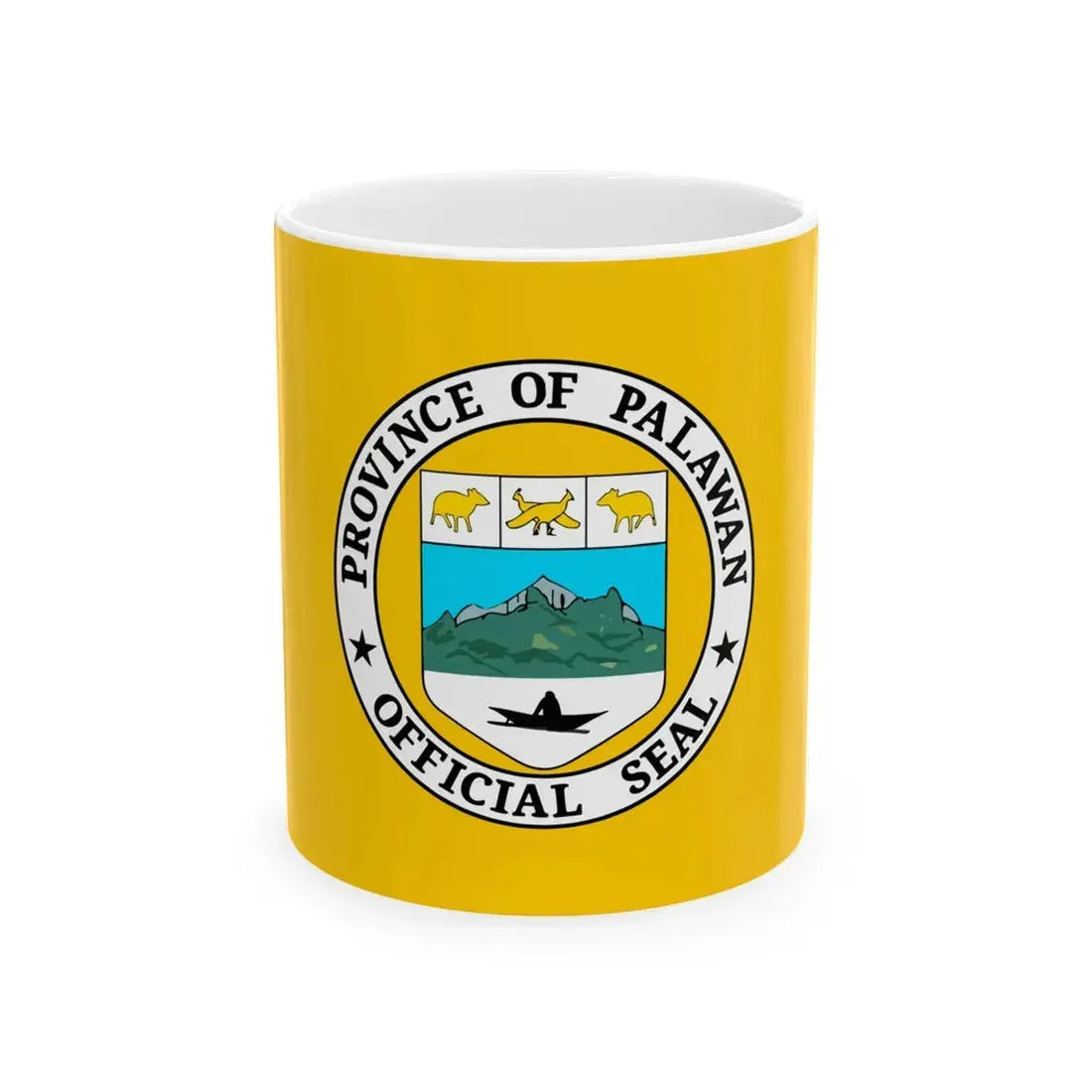 Flag of Palawan Philippines (Philippines) White Coffee Mug 11oz - Go Mug Yourself