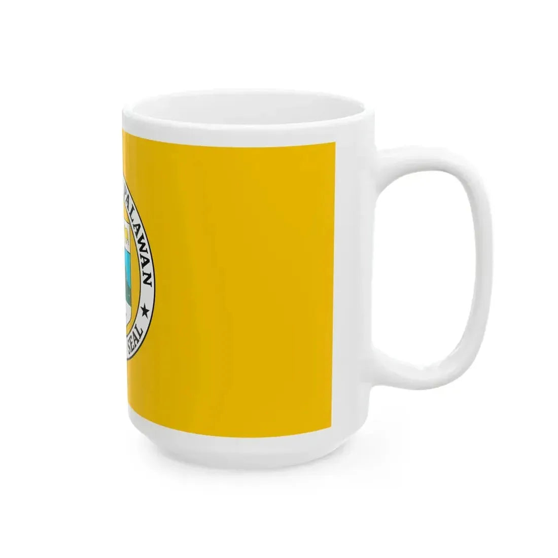 Flag of Palawan Philippines (Philippines) White Coffee Mug - Go Mug Yourself