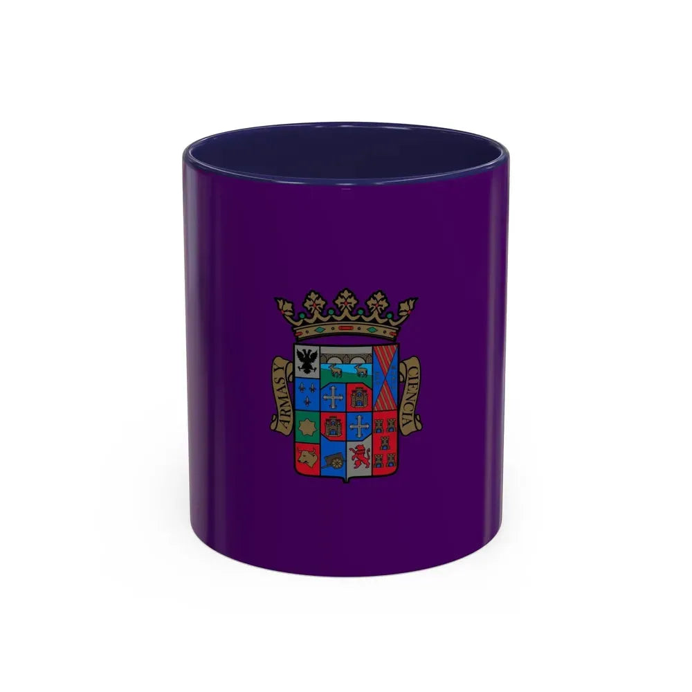 Flag of Palencia Spain - Accent Coffee Mug 11oz Navy - Go Mug Yourself