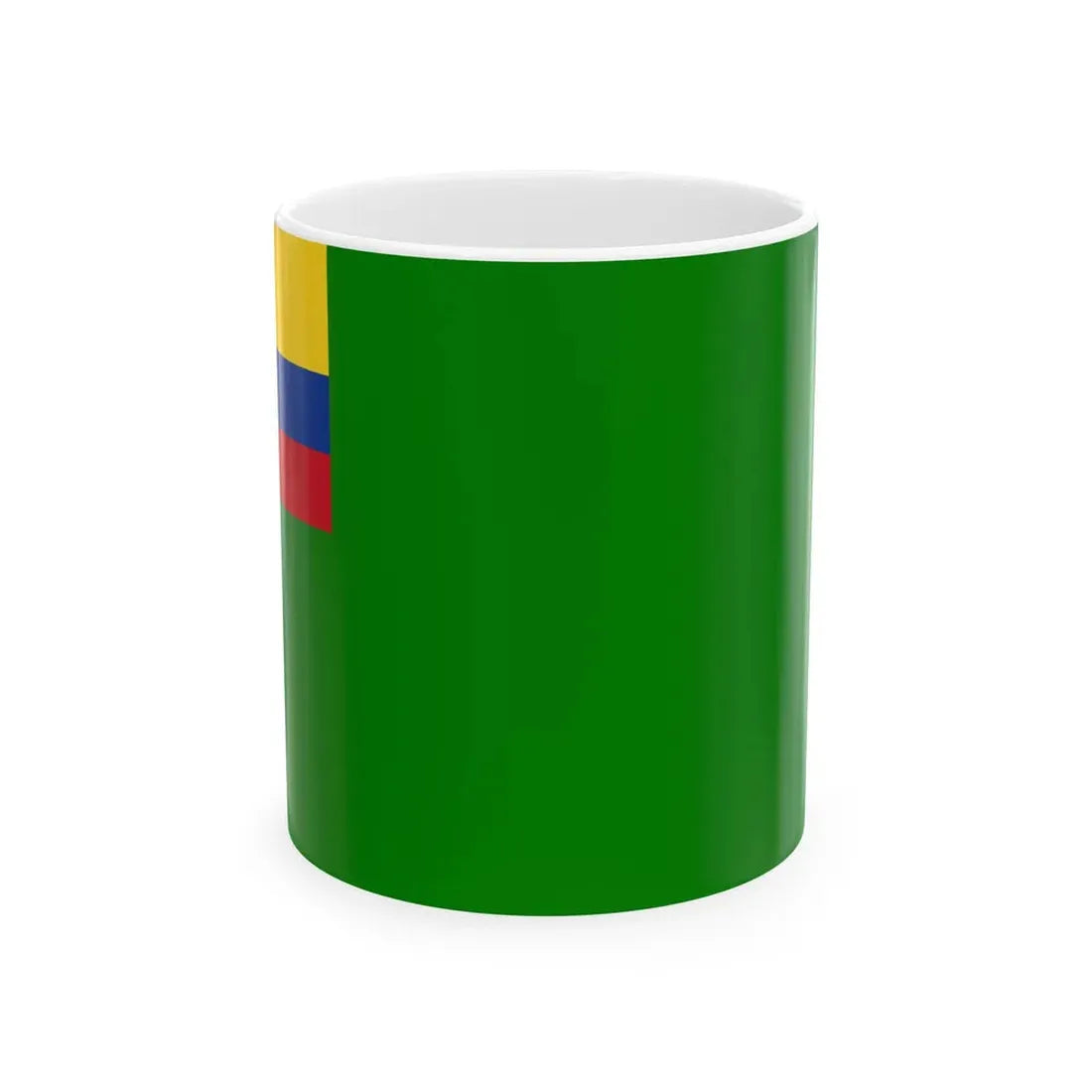 Flag of Palestina (Ecuador) White Coffee Mug 11oz - Go Mug Yourself