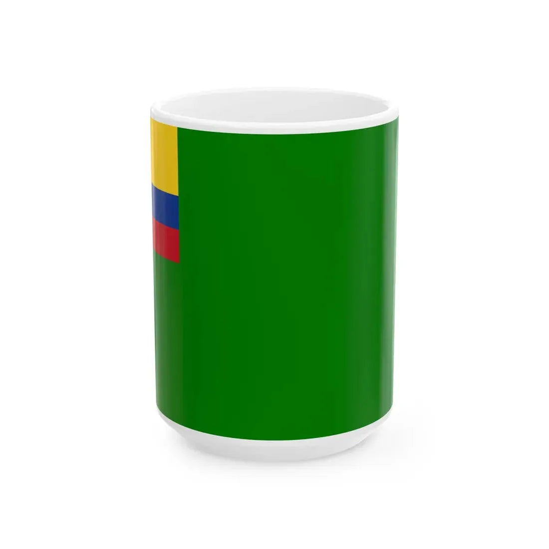 Flag of Palestina (Ecuador) White Coffee Mug 15oz - Go Mug Yourself