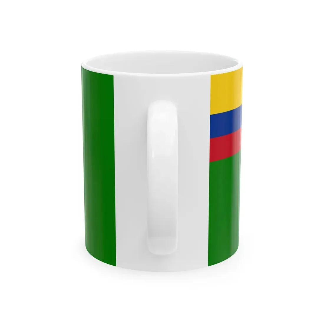 Flag of Palestina (Ecuador) White Coffee Mug - Go Mug Yourself