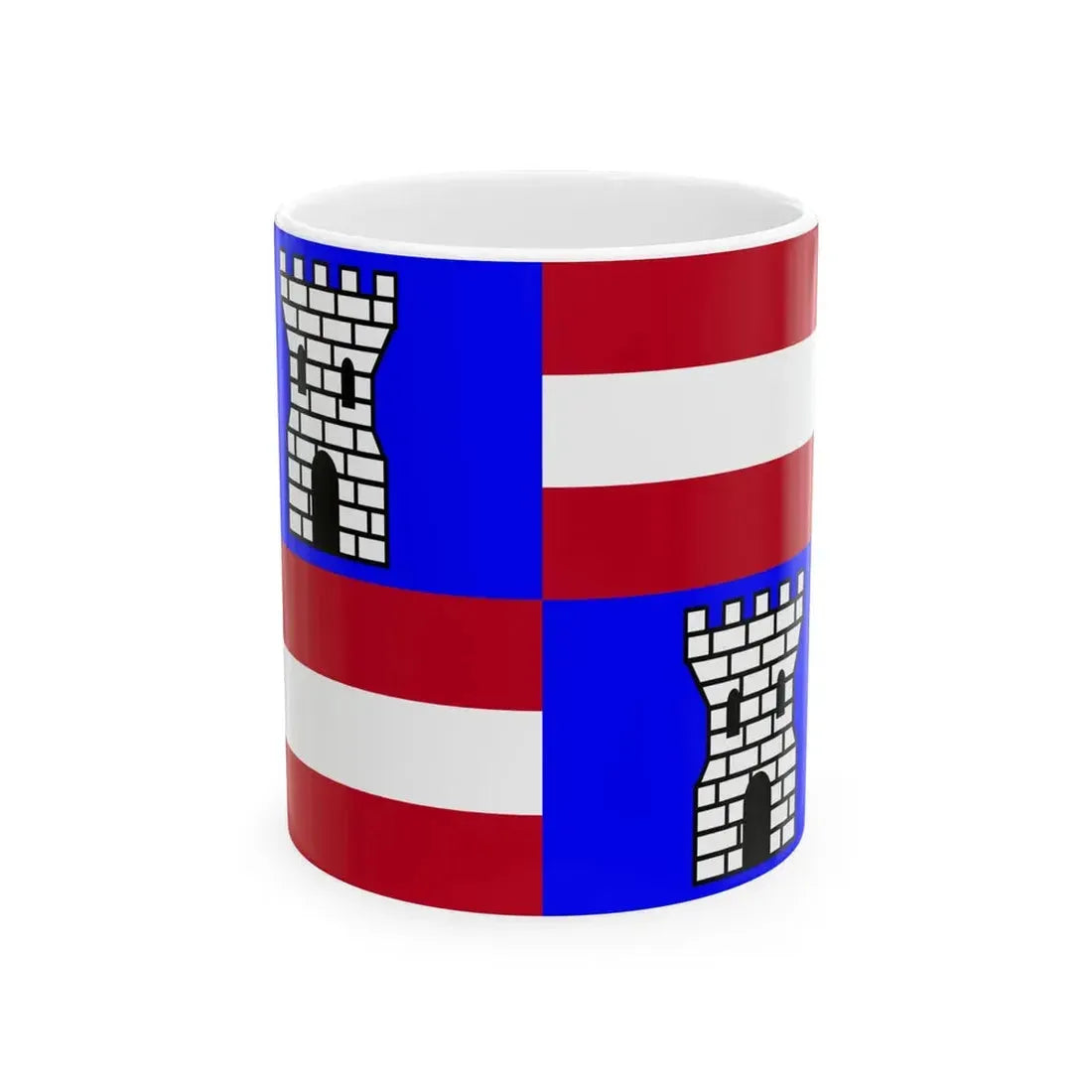 Flag of Paliseul (Belgium) White Coffee Mug 11oz - Go Mug Yourself