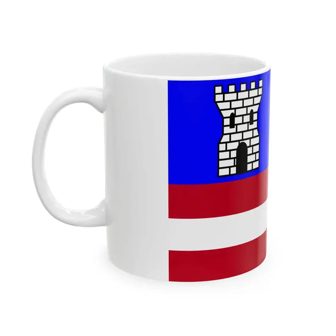 Flag of Paliseul (Belgium) White Coffee Mug - Go Mug Yourself