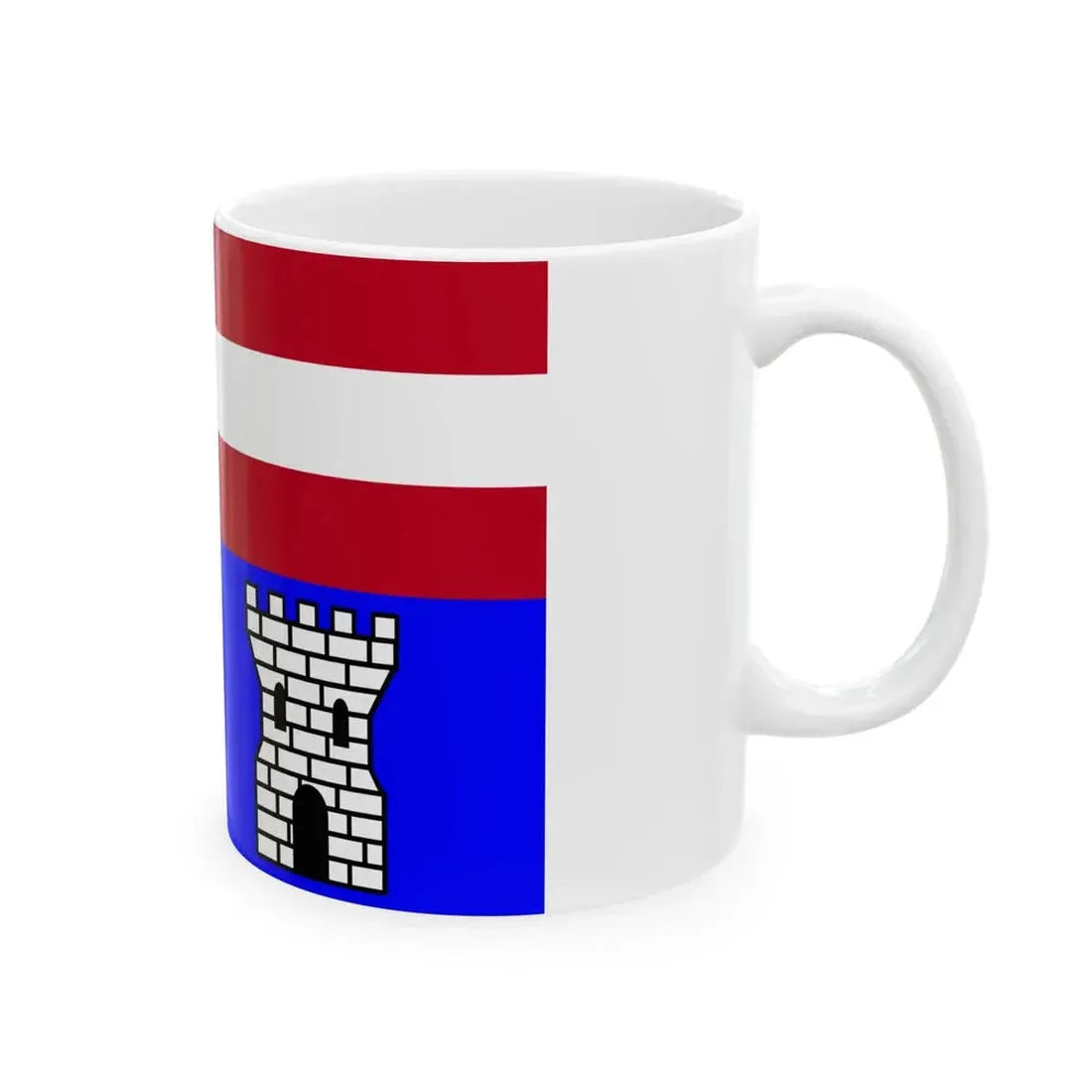 Flag of Paliseul (Belgium) White Coffee Mug - Go Mug Yourself