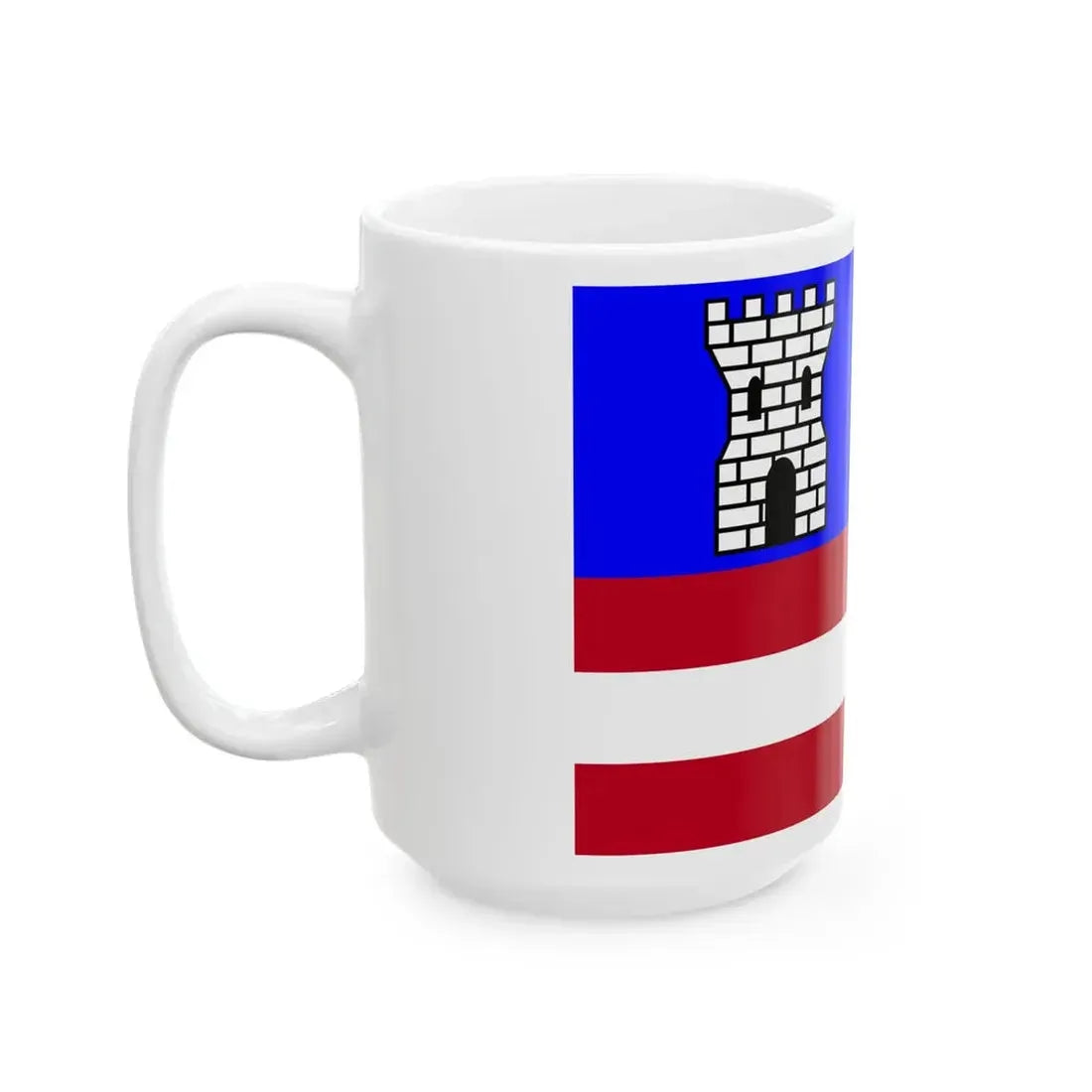 Flag of Paliseul (Belgium) White Coffee Mug - Go Mug Yourself