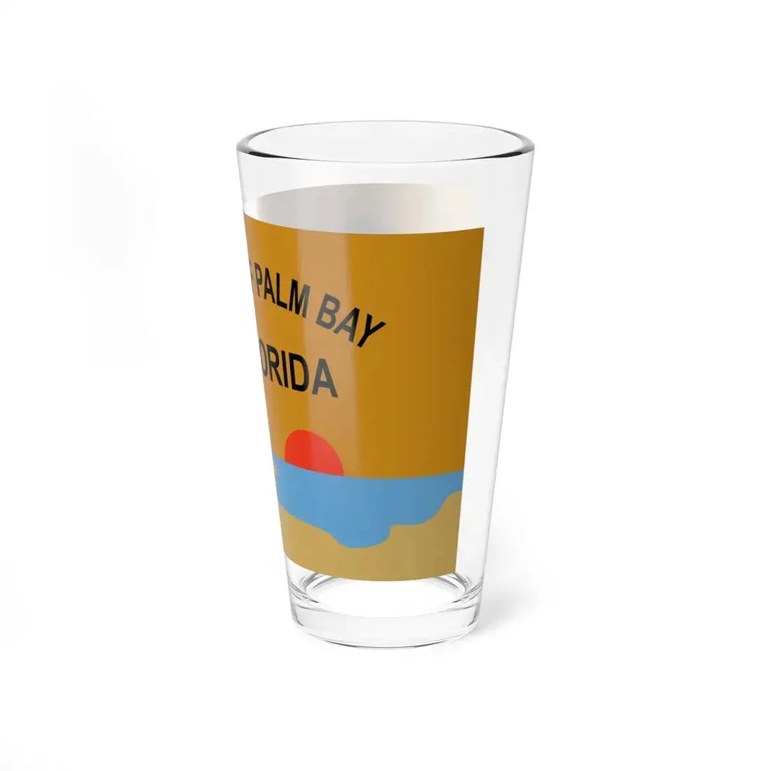 Flag of Palm Bay Florida (United States) Pint Glass 16oz - Go Mug Yourself