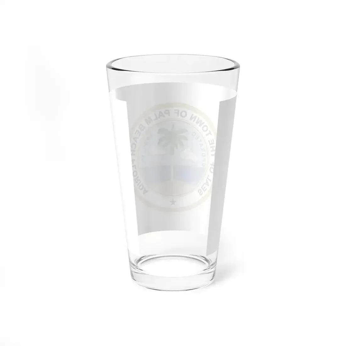 Flag of Palm Beach Florida (United States) Pint Glass 16oz - Go Mug Yourself