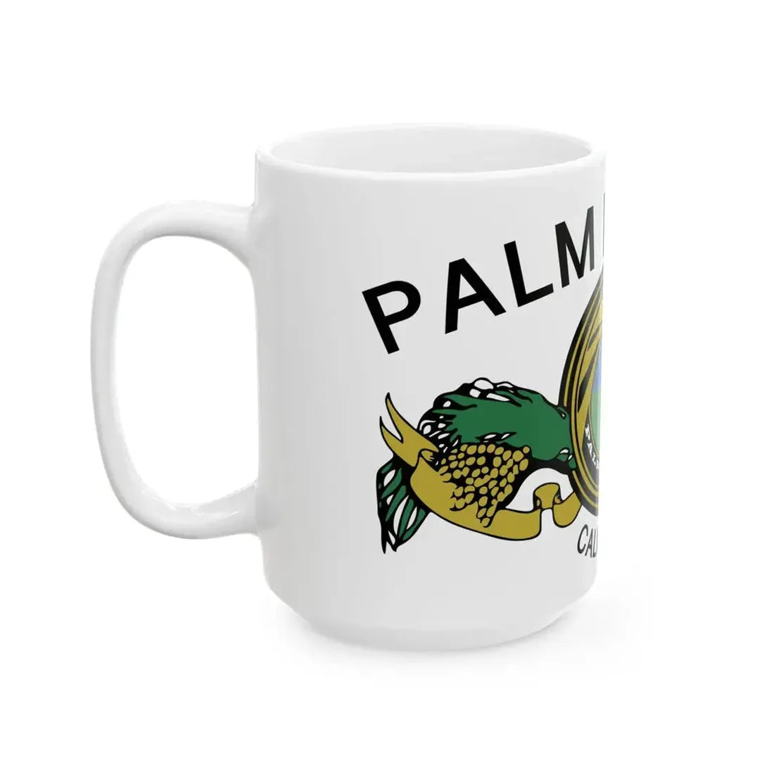 Flag of Palm Desert California (United States) White Coffee Mug - Go Mug Yourself