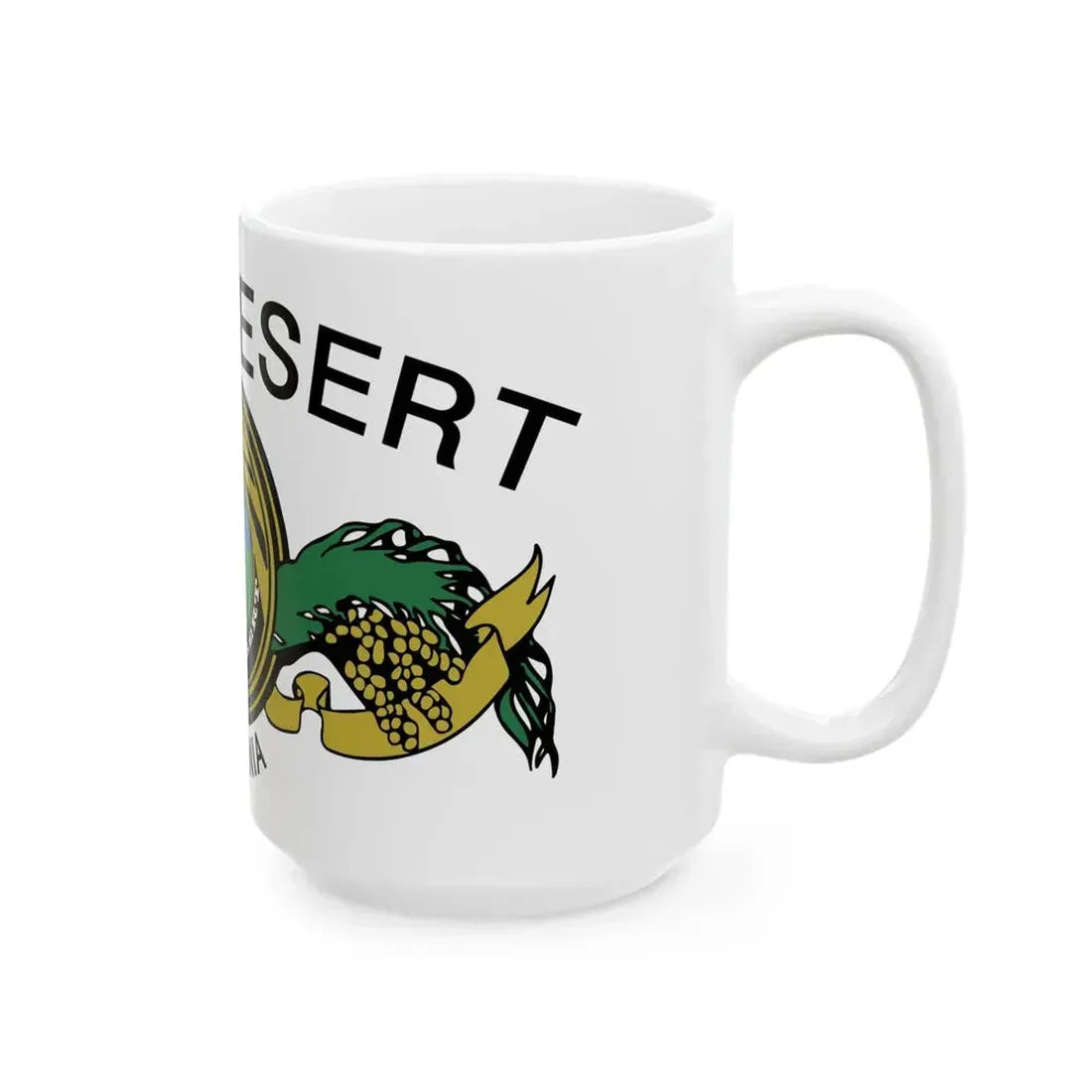 Flag of Palm Desert California (United States) White Coffee Mug - Go Mug Yourself