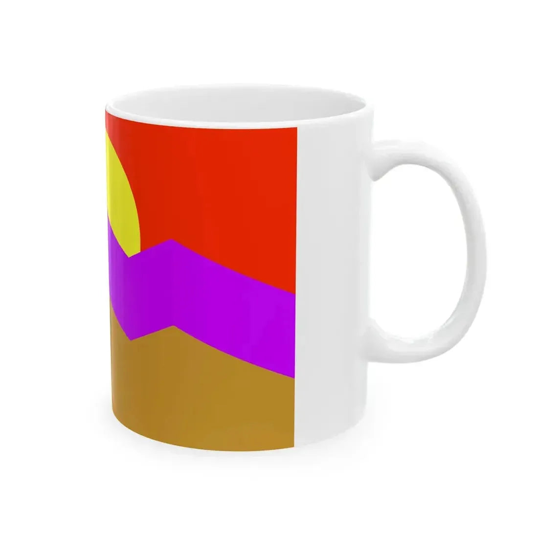 Flag of Palm Springs California (United States) White Coffee Mug - Go Mug Yourself