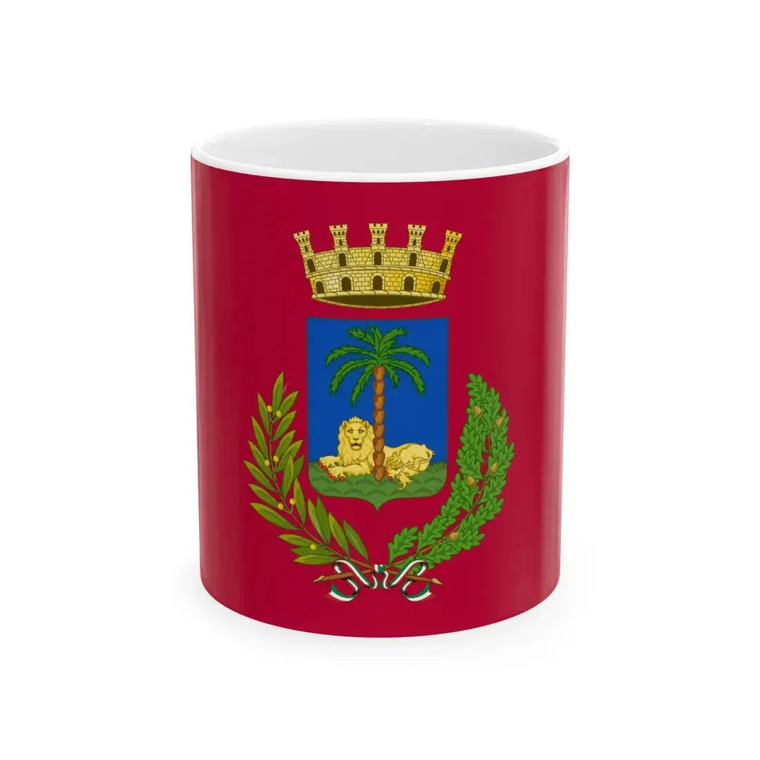Flag of Palmanova (Italy) White Coffee Mug 11oz - Go Mug Yourself