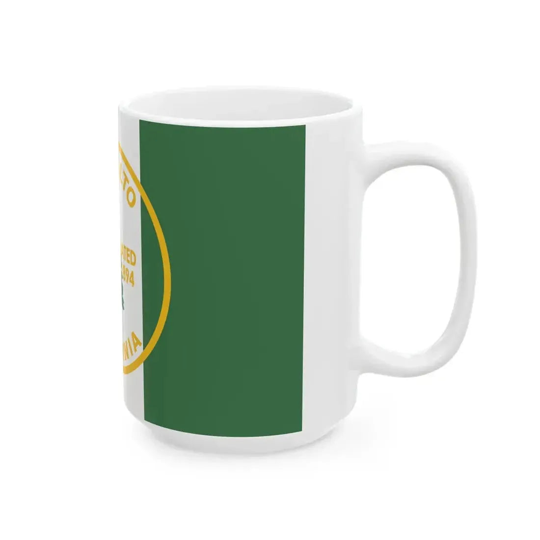 Flag of Palo Alto California (United States) White Coffee Mug - Go Mug Yourself