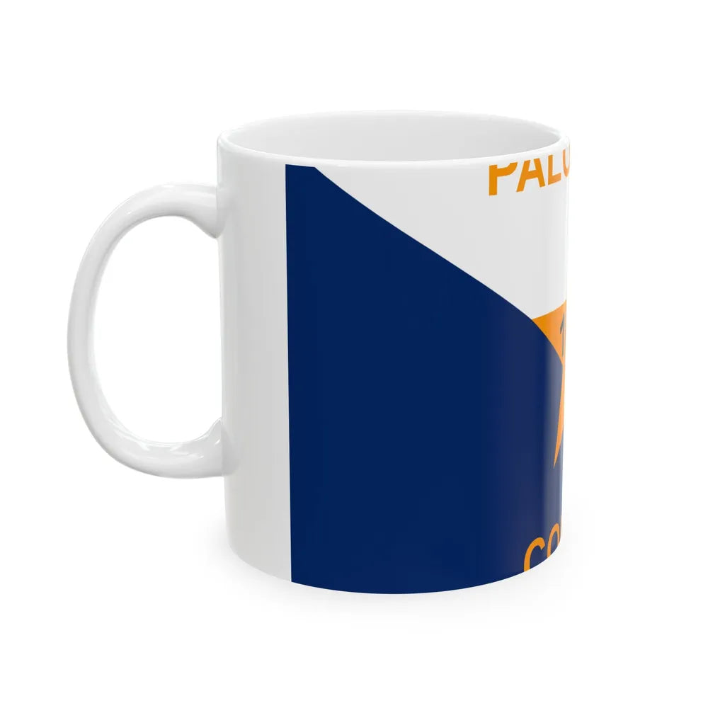 Flag of Palo Pinto County Texas (United States) White Coffee Mug - Go Mug Yourself