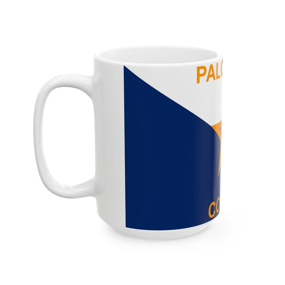 Flag of Palo Pinto County Texas (United States) White Coffee Mug - Go Mug Yourself
