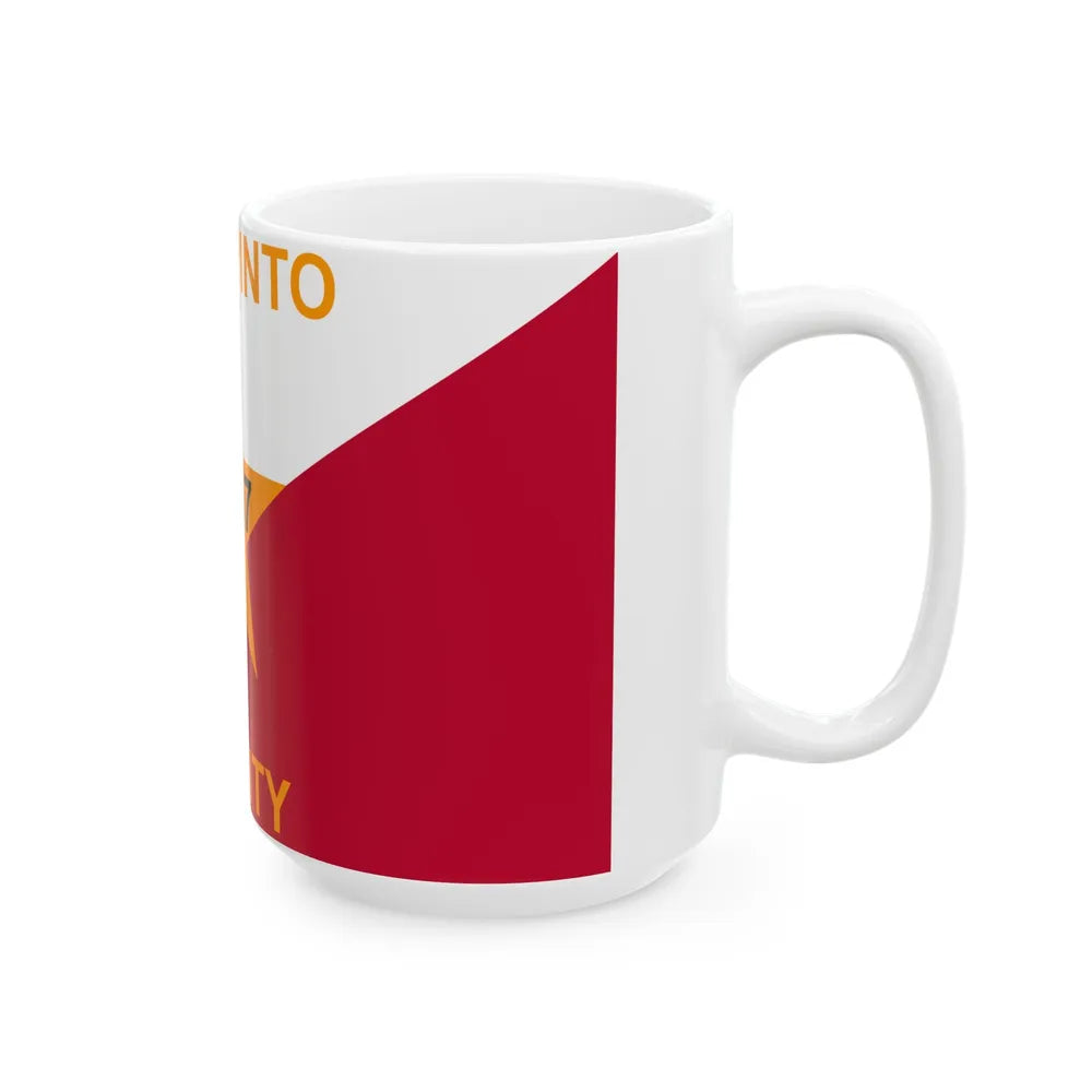 Flag of Palo Pinto County Texas (United States) White Coffee Mug - Go Mug Yourself