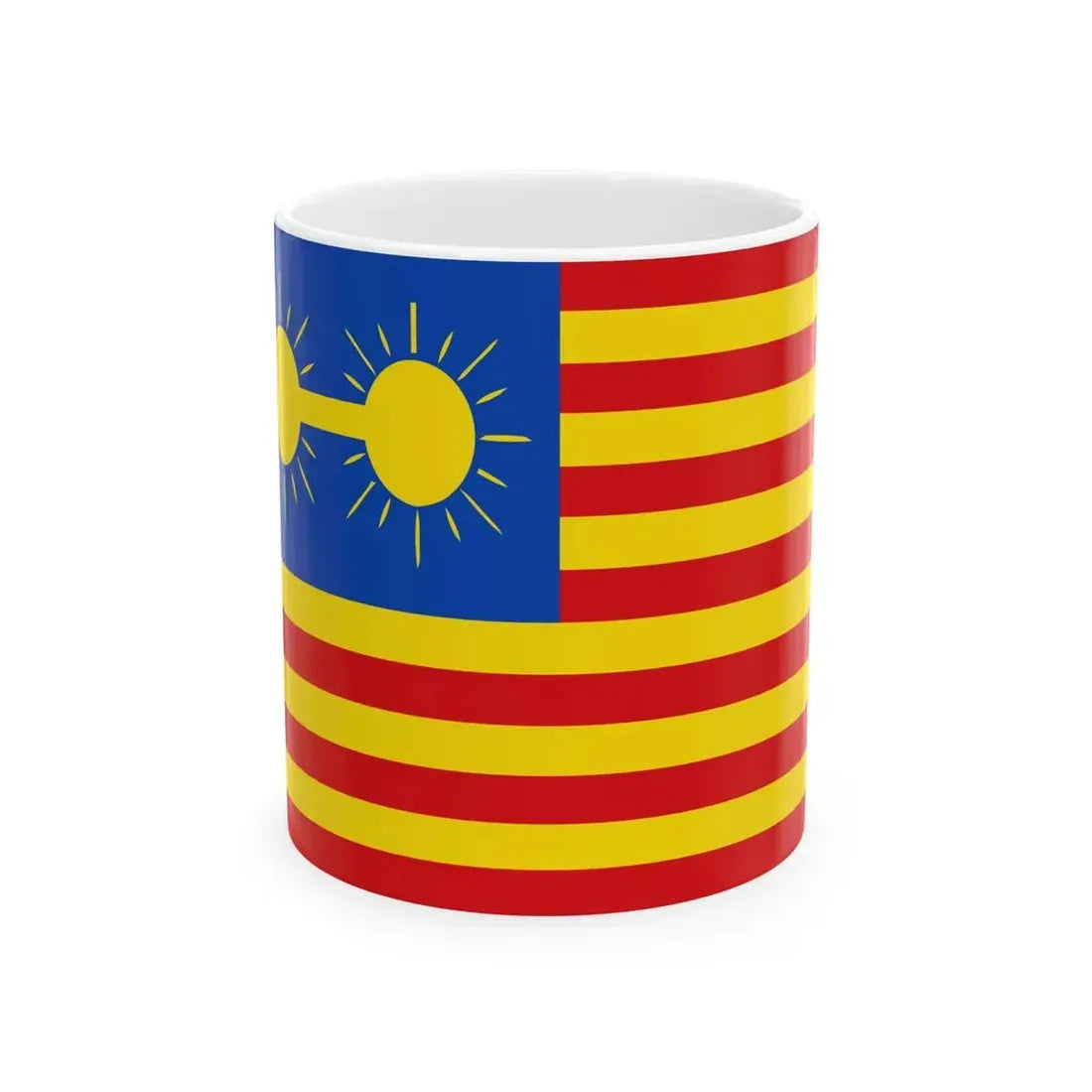 Flag of Panama Bunau-Varilla proposal (Panama) White Coffee Mug 11oz - Go Mug Yourself
