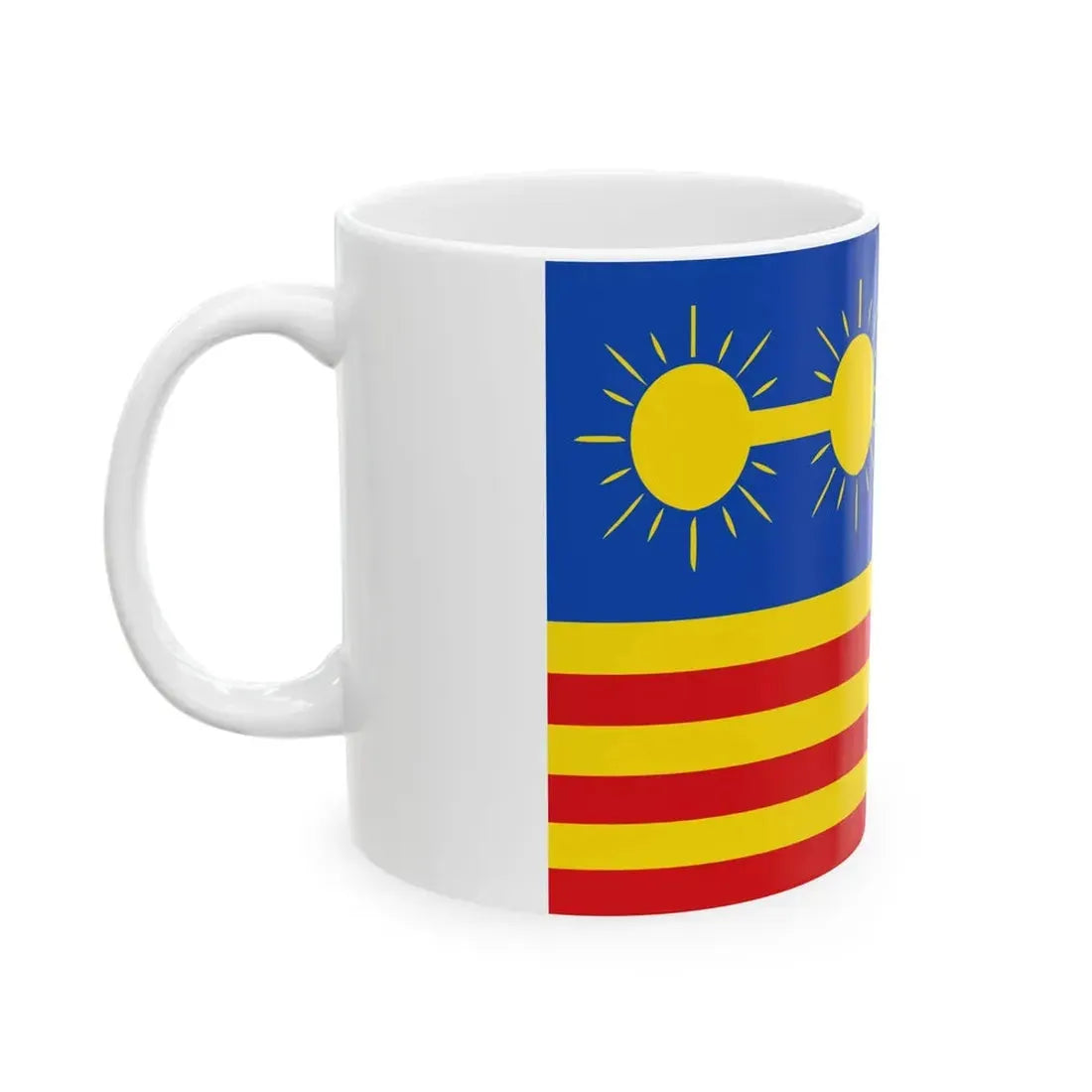 Flag of Panama Bunau-Varilla proposal (Panama) White Coffee Mug - Go Mug Yourself