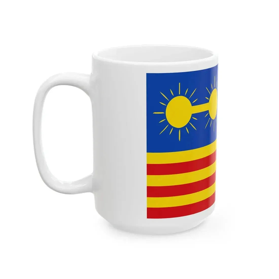 Flag of Panama Bunau-Varilla proposal (Panama) White Coffee Mug - Go Mug Yourself