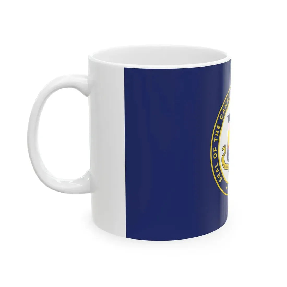 Flag of Panama Canal Zone (Panama) White Coffee Mug - Go Mug Yourself