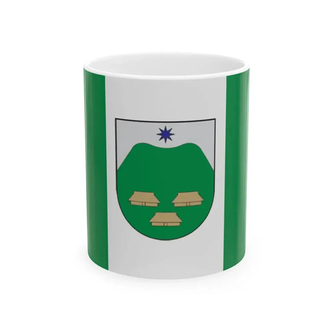 Flag of Papile (Lithuania) White Coffee Mug 11oz - Go Mug Yourself